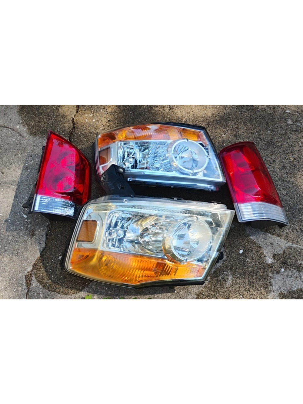 2008-2015 Nissan Armada Tail Light & Headlight Set 4Pc Halogen Ref# 8505BH5671